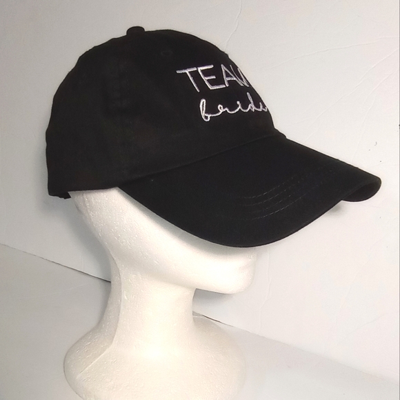 "Team Bride" Embroidery Cotton Bachelorette Party Wedding Adjustable Cap Hat - Picture 5 of 10